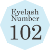 eyelash number 102