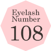 eyelash number 108