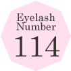 eyelash number 114