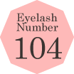 eyelash number 104